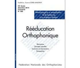 Image du produit N° 260 - Neuroimagerie et orthophonie : de la recherche à la pratique clinique (pdf)